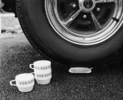 Florentine strength test under an old Rover wheel